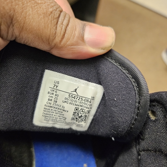 Air jordan 1 GS racers size 7y - Picture 2 of 8